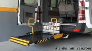 wheelchair access disabled minivan car rental istanbul turkey