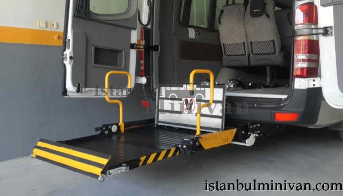 wheelchair access disabled minivan car rental istanbul turkey