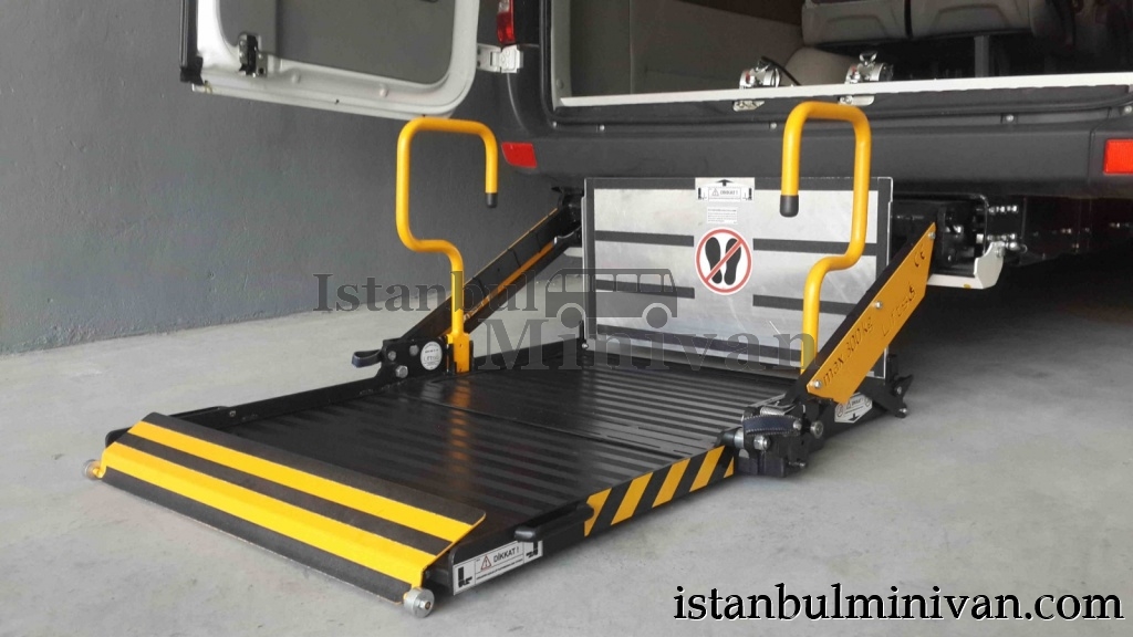 wheelchair acces disabled minivan car rental istanbul turkey