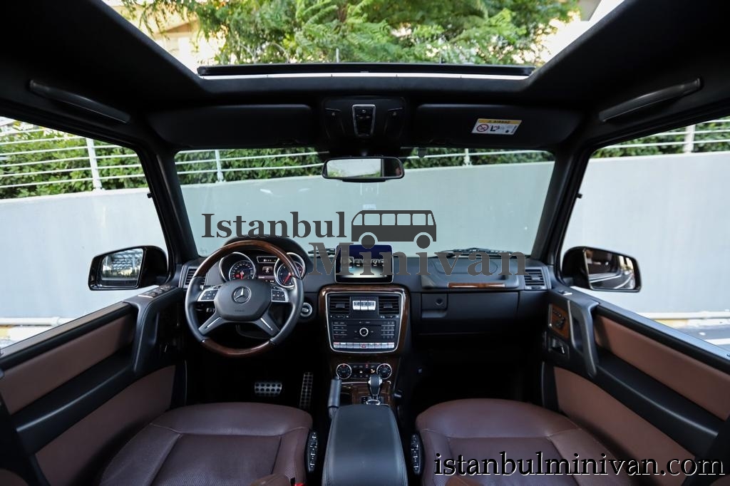 Rent a Mercedes G350 Suv in Istanbul turkey with driver