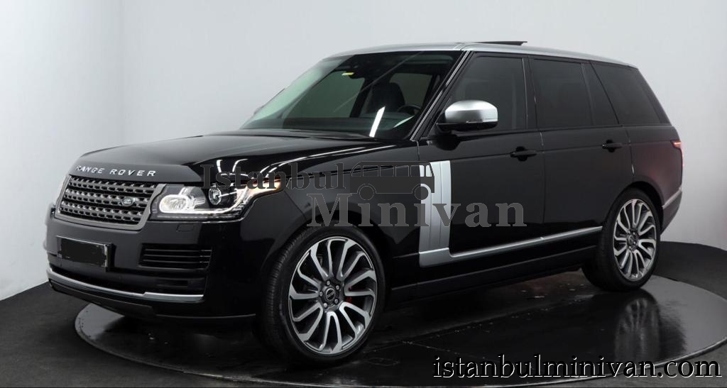 range rover rental hire service in istanbul with driver