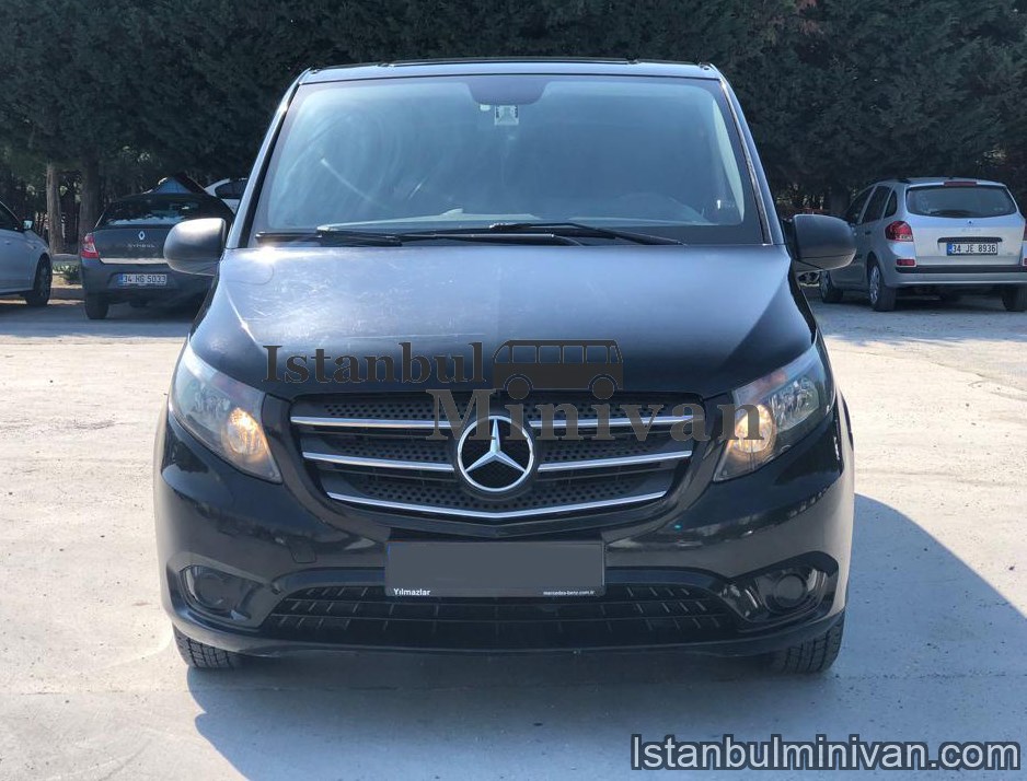 self driver mercedes vito minivan without driver in istanbul turkey